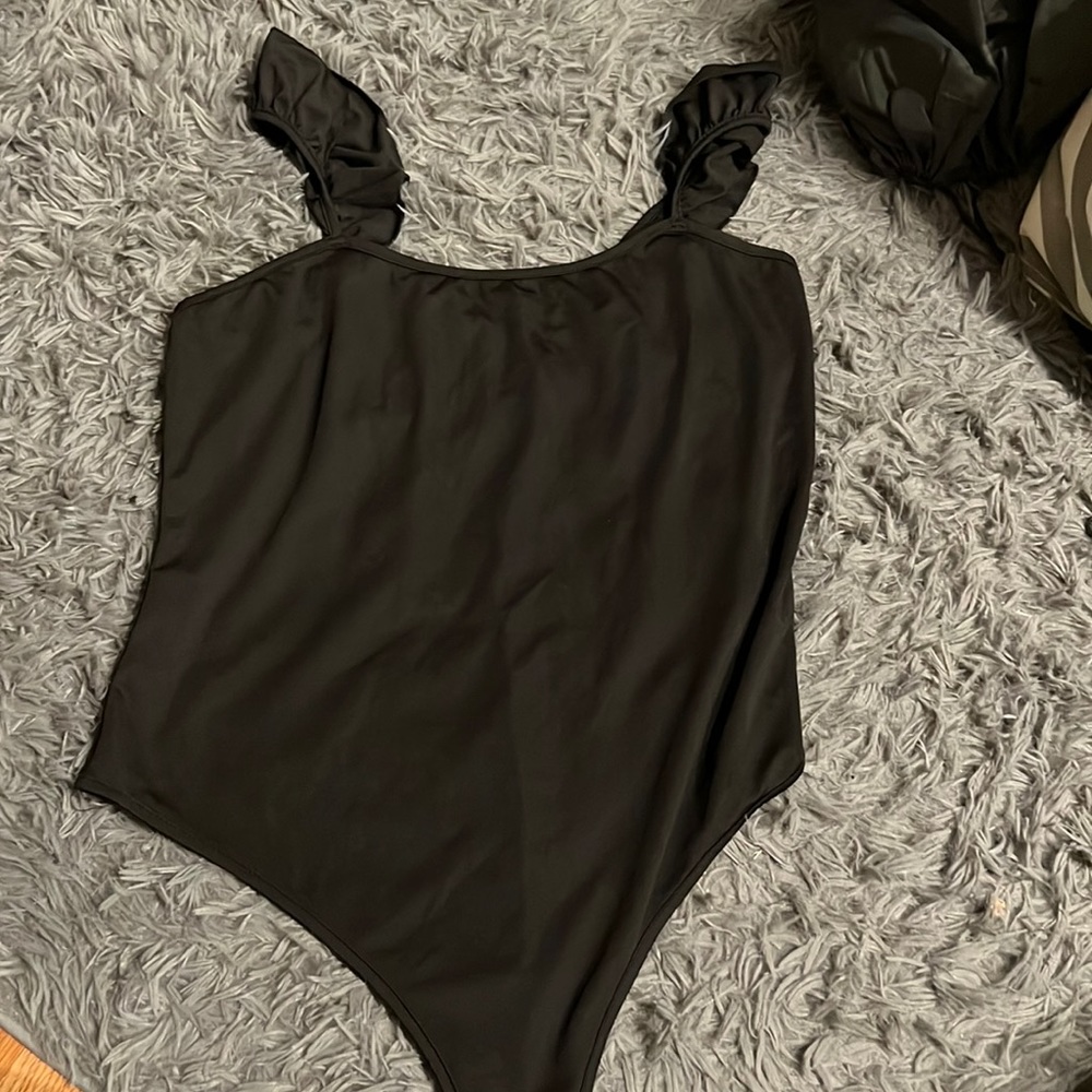 black bodysuit